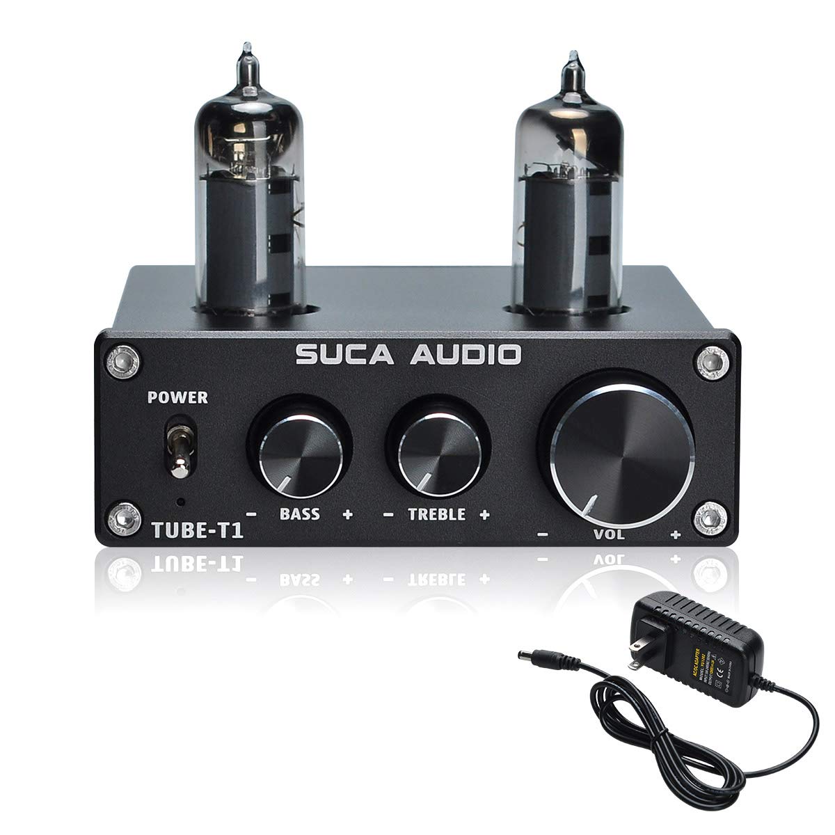 SUCA-AUDIO Tube-T1 Preamplifier, Vacuum Tube Amplifier Buffer Mini